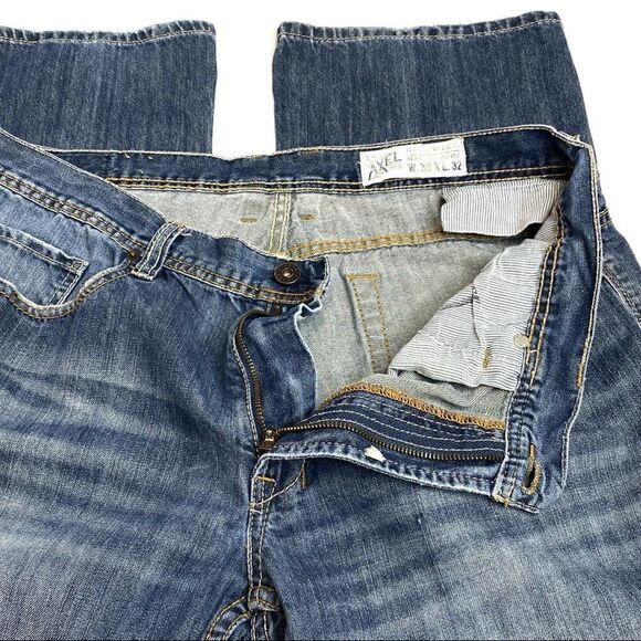 T.k. Axel medium wash slim straight jeans size 32 X 32 - Picture 10 of 16